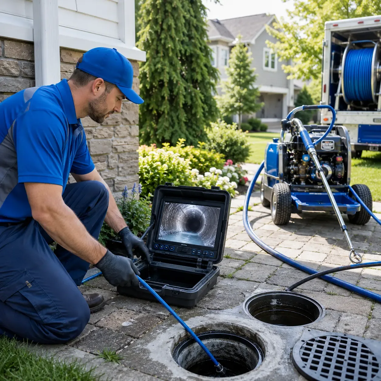 Outdoor drain cleaning professionals serving Distant, PA